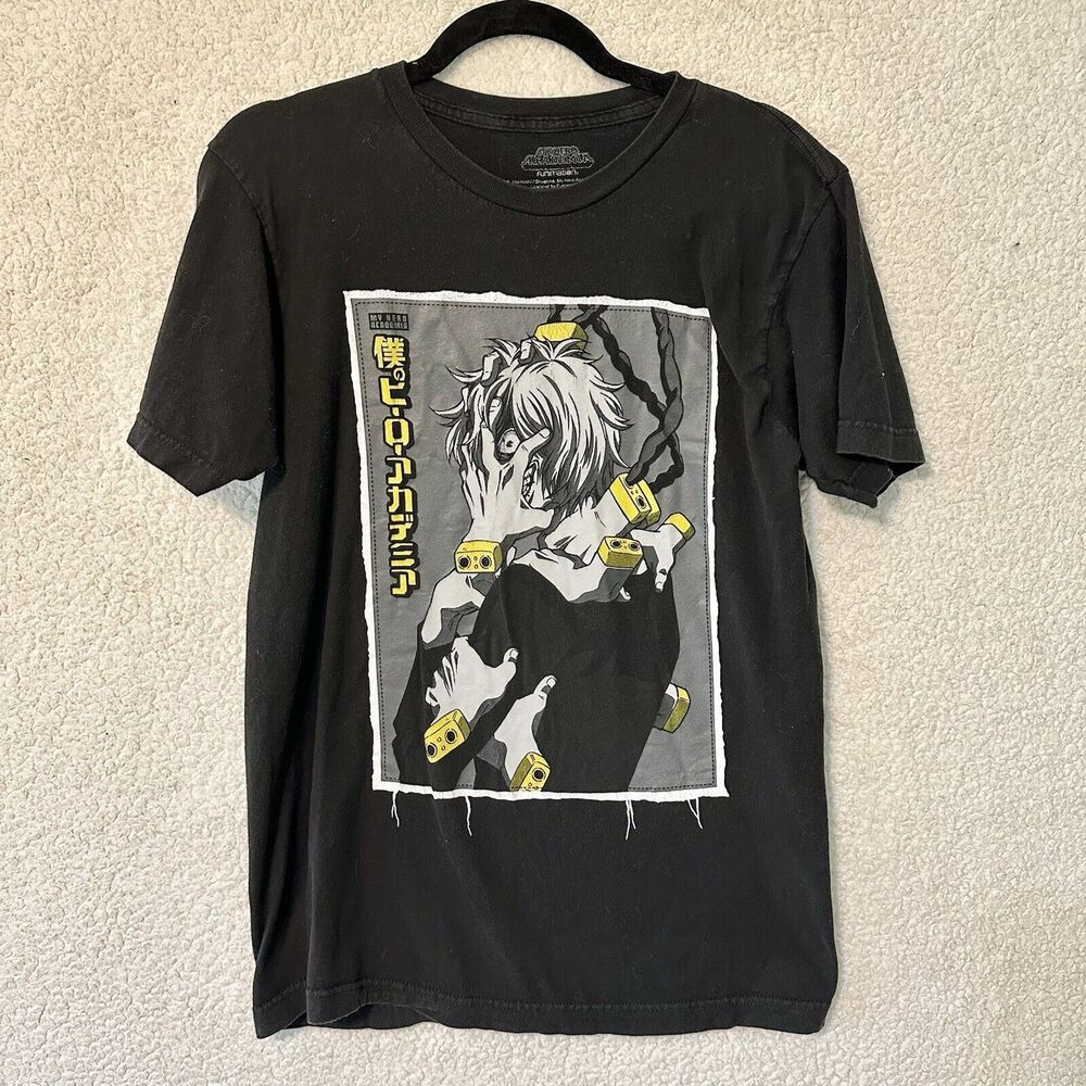 My Hero Academia Adult Medium T-Shirt - Tomura Shigaraki Gray‎ Box Pic